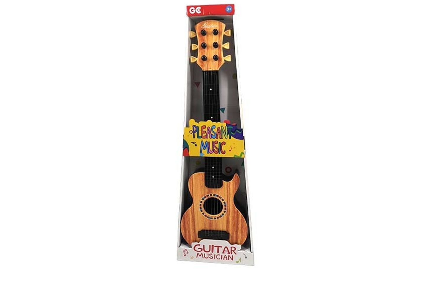 Guitare enfant bois jaune brun - Guitare en bois jaune-brun pour enfants  (56,5 cm), VavaBid