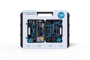 Mallette à outils Green Series (160 pièces)