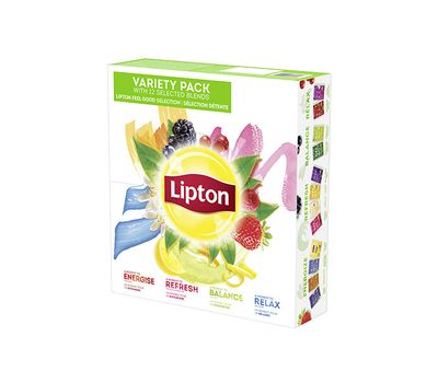 coffret Lipton the infusion - Coffret de 180 sachets de thé Lipton (12  parfums), VavaBid