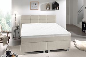 Boxspring Emsa Gustavo 2.0 - 160x200 avec surmatelas intégré !