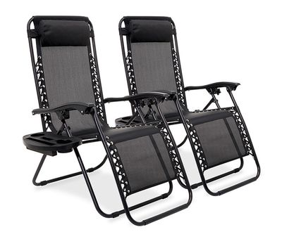 Inklapbare ligstoelen (set van 2)