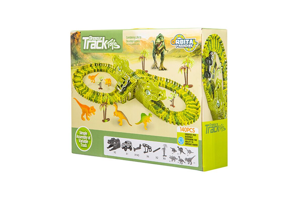 Circuit dinosaure 140 pieces - Circuit dinosaure (140 pièces), VavaBid