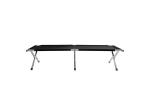 Intimo Garden Lit de Camp XL - 190 cm - Noir