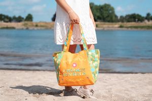 Sac de plage orange