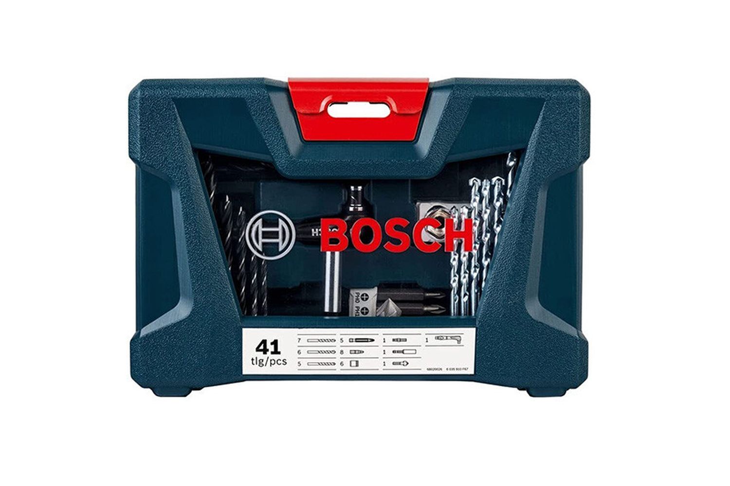 Gereedschapskoffer 41 delig Bosch - Bosch gereedschapskoffer (41-delig) | VakantieVeilingen.nl | mee