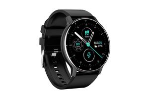 Parya Official smartwatch met touchscreen (zwart)