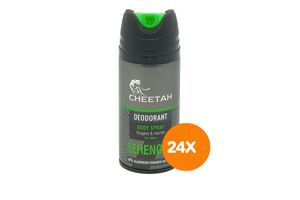 Cheetah deodorant (24 spuitbussen)