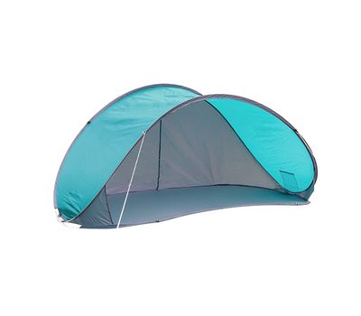 Blauwe popup-tent