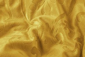 Dekbedovertrek embossed velvet goud (240 x 220 cm)