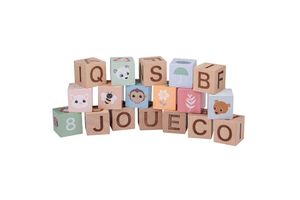 30-delige houten blokkenset van Jouéco