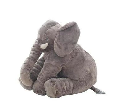 Grijze olifantenknuffel (45 x 60 cm)