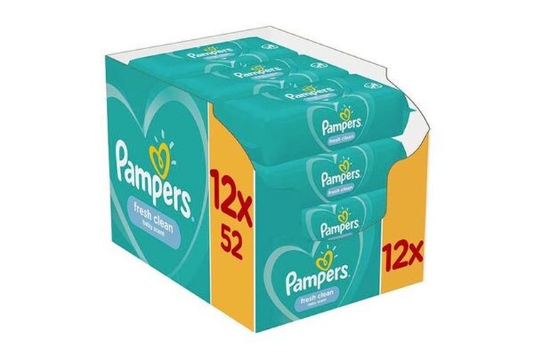 Pampers Fresh Clean-doekjes (12 x 52 stuks)