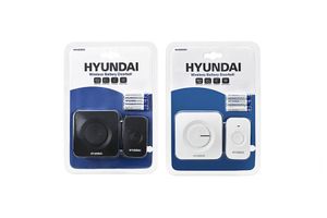 Sonnette sans fil Hyundai (noir ou blanc au choix)