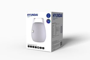 Draagbare bluetooth-speaker met ledlicht van Hyundai