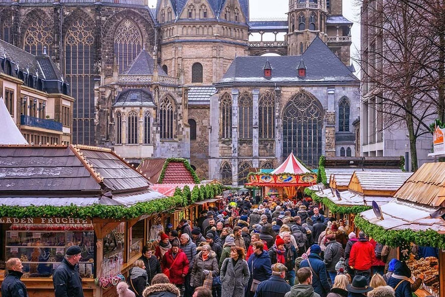 Slangen Reizen Busreis kerstmarkt Een dagje in een stad