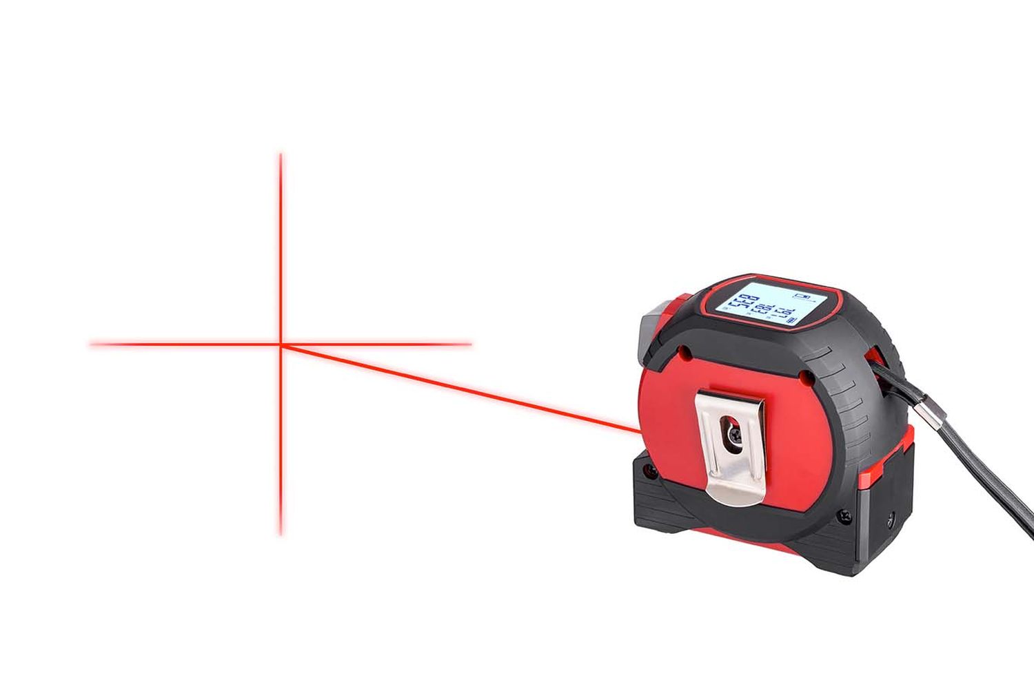 Metre numerique a ruban Fiat Professional - Télémètre laser numérique  3-en-1 avec mètre ruban Fiat, VavaBid