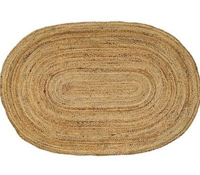 Tapis tressé ovale (122 x 183 cm)