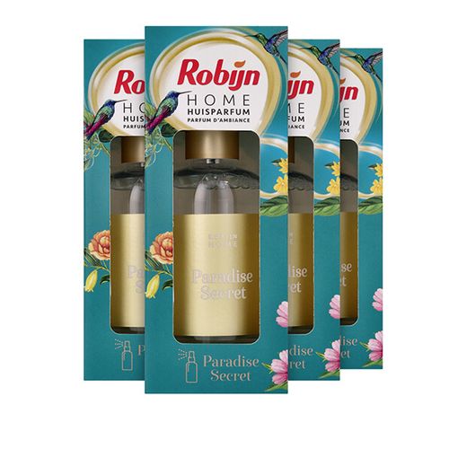 Robijn huisparfum Paradise Secret (4 flesjes)