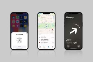 2 traqueurs intelligents Hyundai pour Apple