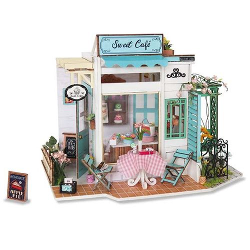Bouwpakket miniatuur-poppenhuis Sweet Café