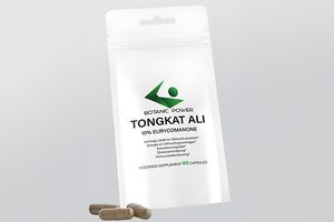 Supplement met tongkat ali-extract (1+1 gratis)