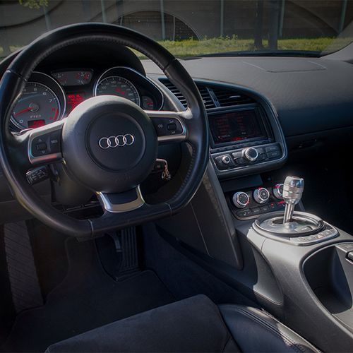 Rijden in een Audi R8