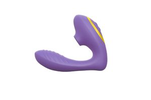 Vibromasseur à pression d'air 2-en-1 pour le clitoris et le point G