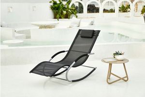 Formulering groei modder Schommel ligstoel van Feel Furniture - Schommel-ligstoel van Feel Furniture  (zwart of beige) | VakantieVeilingen.nl | Bied mee