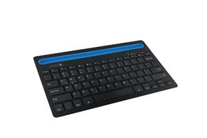 Kabellose Tastatur mit Tablet- und Smartphone-Halterung