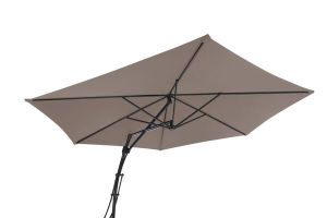 Parasol déporté taupe de Feel Furniture (Ø 300cm)