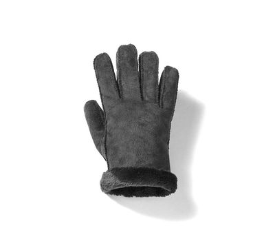 Handschoenen van leer zwart (maat S)