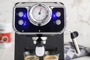 Espressomachine met retrolook van Oldscool (15 bar)