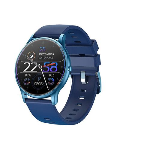 Smartwatch met activity tracker (blauw)