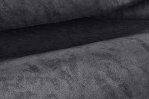 Velvet dekbedovertrek antraciet (240 x 220 cm)