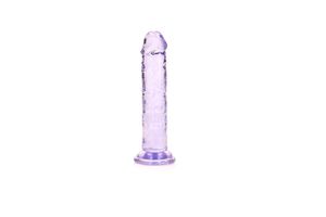 Transparante dildo (paars)