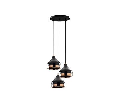 hoog Duizeligheid weer hanglamp zwart koper metaal - Moderne zwart- en koperkleurige metalen  hanglamp | VakantieVeilingen.be | Bied mee