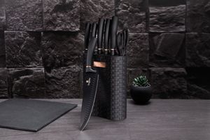 5 couteaux, ciseaux et support design Berlinger Haus