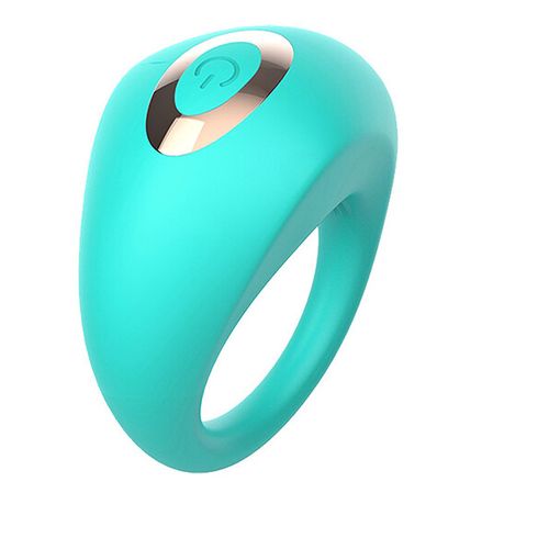 Cockring vibrerend (turquoise)