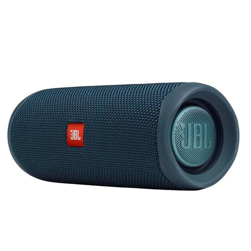 Blauwe speaker van JBL
