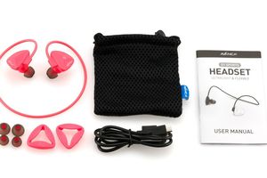 Roze sport-headset van Avanca