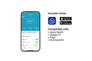 Slimme bluetooth weegschaal van Hyundai Home
