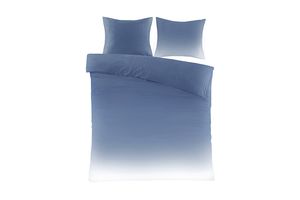 Parure de lit double bleue