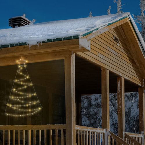 SlaJeSlag Decoratieve kerstboom met ledverlichting (110 cm)