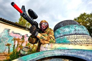 Paintball oder Airsoft in Nijmegen NL (12 Personen)