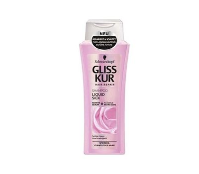 Shampooing Liquid Silk Gliss Kur (12 bouteilles)