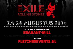 Exile - Rolling Stones tribute in Mill op 24 augustus (2 tickets)