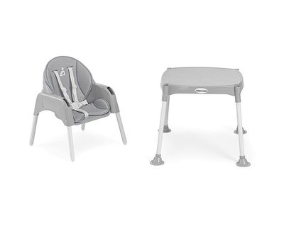 3-in-1 Kinderstoel grijskleurig