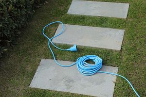 Verlengsnoer blauw 10 meter