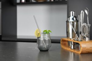 Cocktailshaker set inclusief accessoires