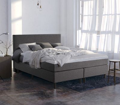 Boxspring double anthracite (180 x 200 cm)